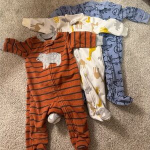 3 Simple Joys by Carter's Fleece Sleepers